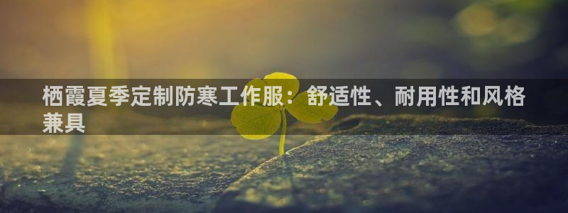 头号玩家娱乐app官网|栖霞夏季定制防寒工作服：舒适性、耐用